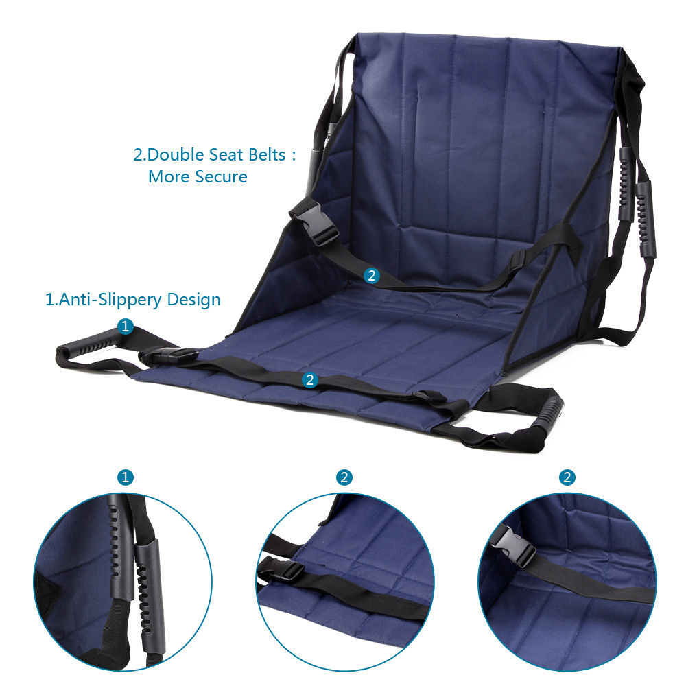 Patient Lift Stair Slide Board Transfer Belt Wheelchair Transfer Seat Pad Boards