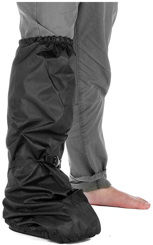 Medical Boot Cover Orthopedic Boot Brace Aircast Walking Boot Cover Waterproof Fracture Boot Cover Broken Leg Foot Weather Cover Tall Boot Protector Accessories (Black)