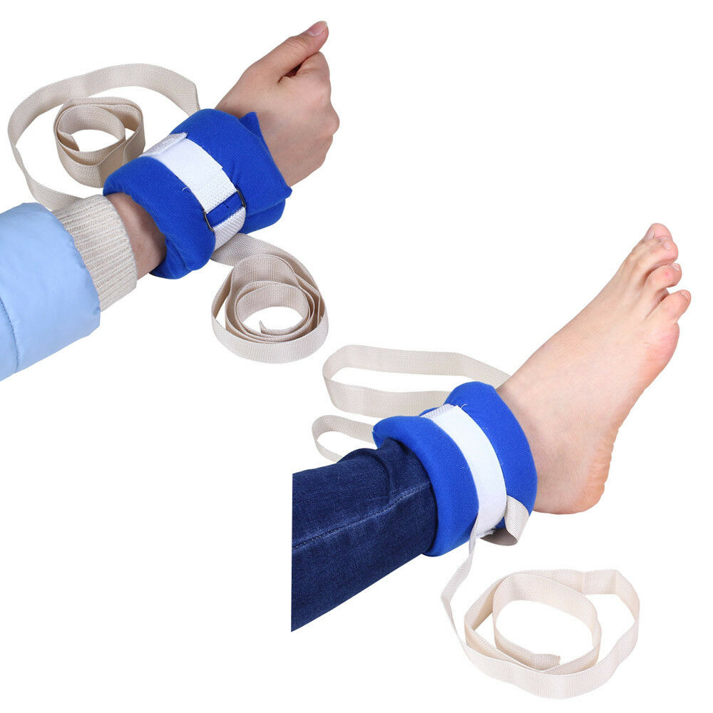 Limb Holders Medical Restraints Patient Hospital Bed for Hands Or Feet Universal(4 pcs)