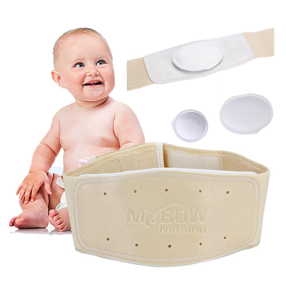 Baby Umbilical Hernia Belt Kit - Belly Button Band With 4 Pads & 3 Navel Patches, Infant Abdominal Binder (Size S, Green) 6 thumbnail image
