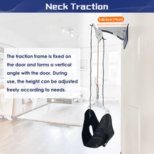 Load image into Gallery viewer, Neck Stretcher Cervical Neck Pain Relief Cervical Neck Traction Device For Home Use Spine Decompression Machine Harness Sling Physical Therapy Massager

