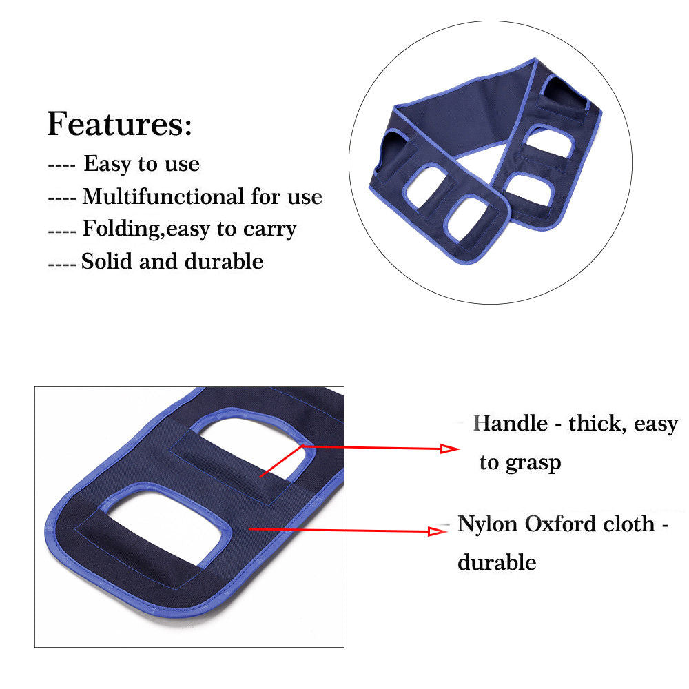 Transfer Board Belt Wheelchair Sliding Lifting Turner Sling Patient Care