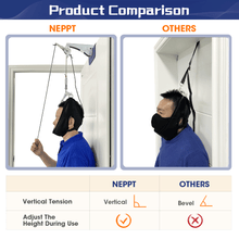 Load image into Gallery viewer, Neck Stretcher Cervical Neck Pain Relief Cervical Neck Traction Device For Home Use Spine Decompression Machine Harness Sling Physical Therapy Massager

