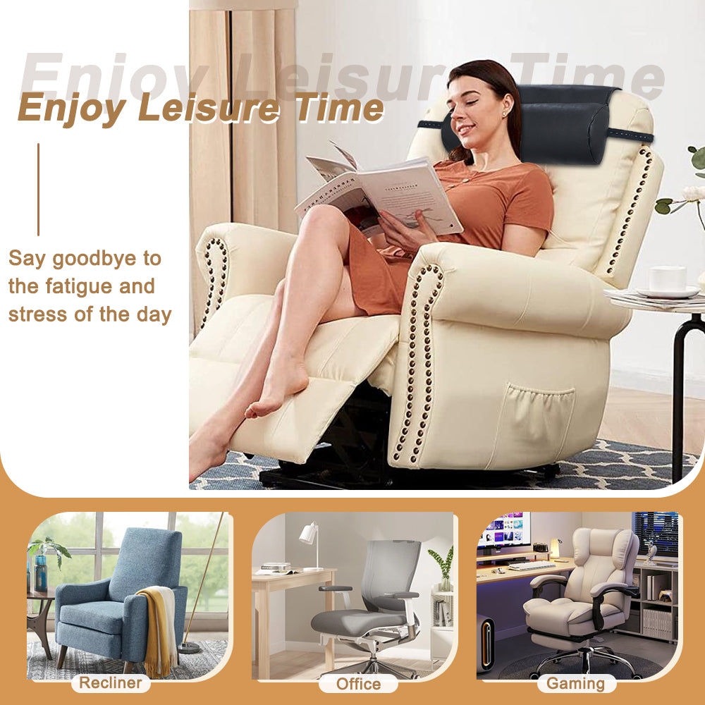 Recliner Pillows for Headrest Recliner Chair Head Pillow Neck Support Head Rest for Office Chair Couch Neck Reclining Pillow Leather Recliner Cushions Adjustable Head and Neck Pillow