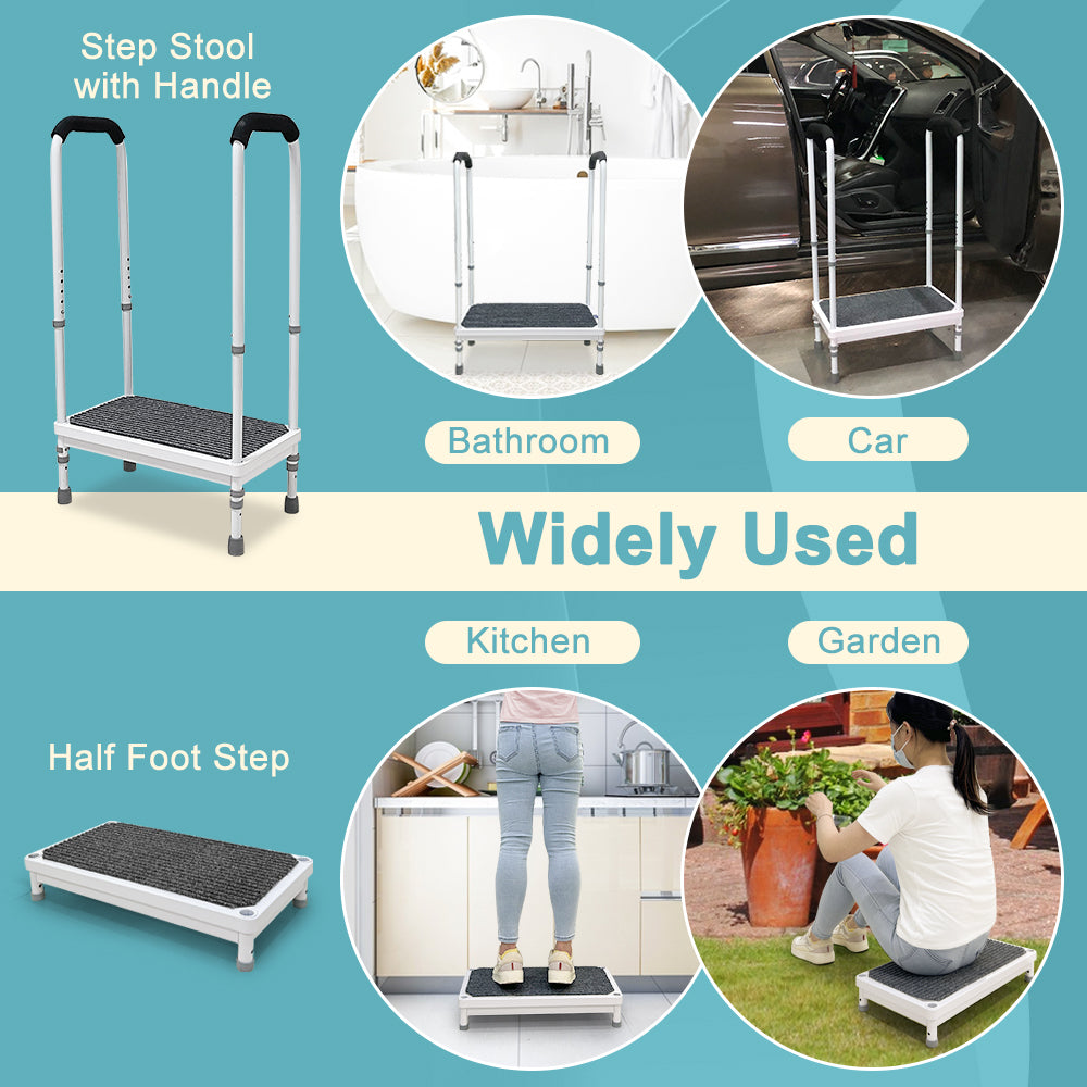 Step Stool with Handle for Elderly Medical Step Stools Seniors Handica ...